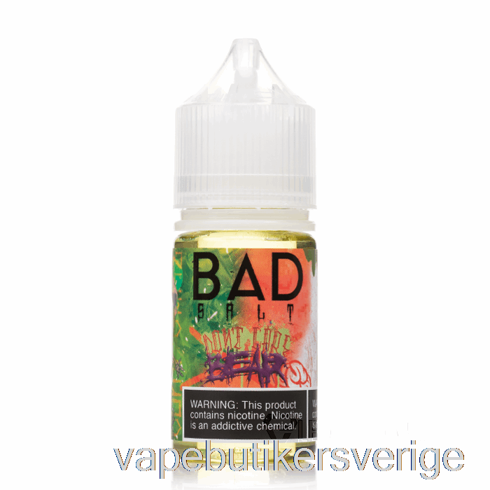 Vape Sverige Bryr Sig Inte Björn - Dåligt Salt - 30ml 45mg